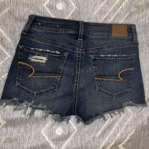 American Eagle Hi-Rise Shortie Shorts - Picture 2 of 4
